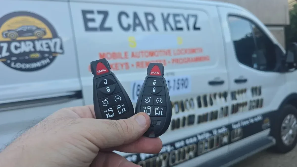 Same-day 2020 Jeep Wrangler key replacement in La Mesa CA