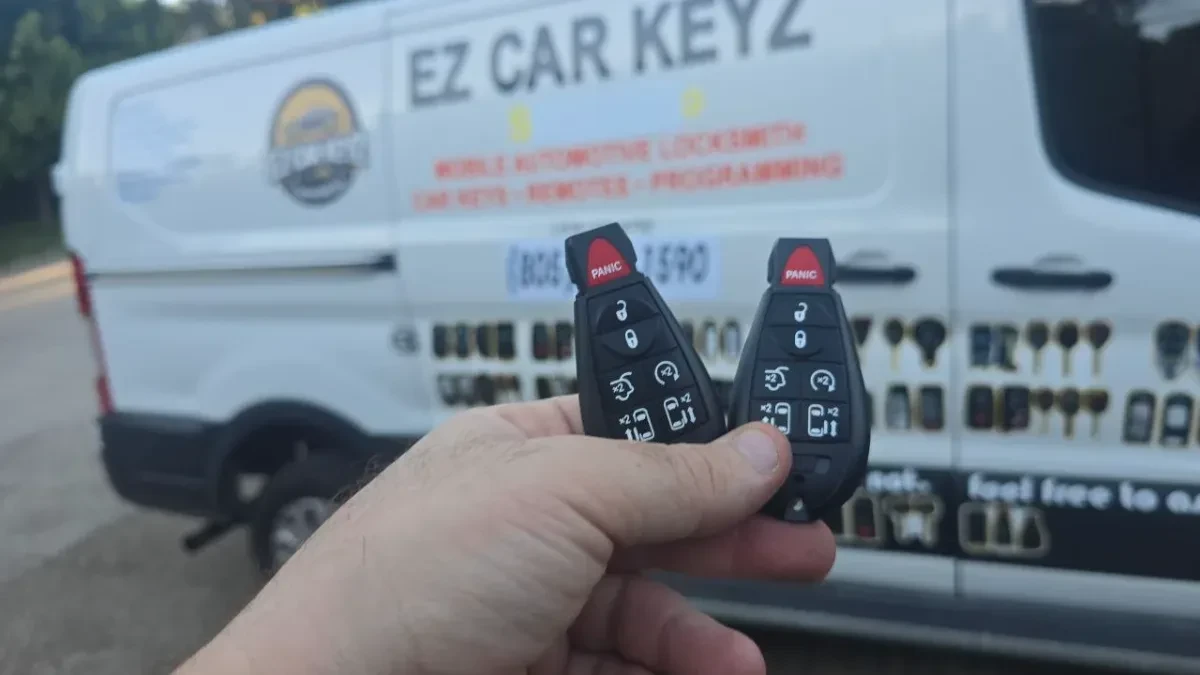 Quick turnaround 2021 Jeep Wrangler car key by EZ Car Keyz in Imperial Beach CA
