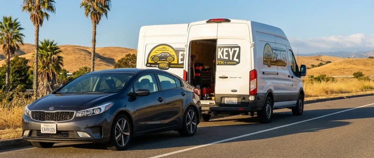 Kia Forte mobile car key service by EZ Car Keyz in San Diego County