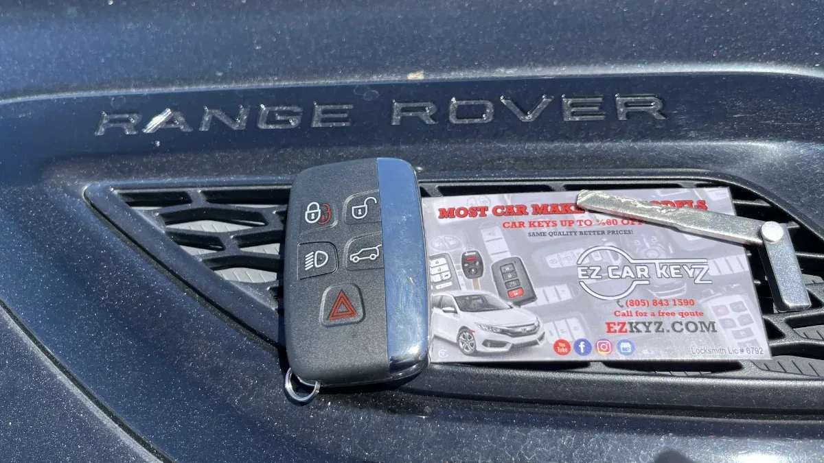 On-site 2008 Land Rover LR3 car key programming in Otay Mesa CA
