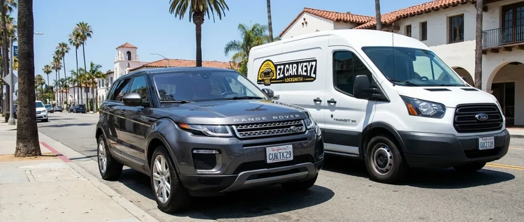 Land Rover Range Rover Evoque mobile car key service by EZ Car Keyz in San Diego County