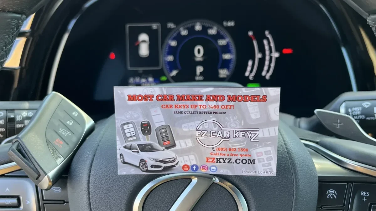 Quick turnaround 2005 Lexus ES car key by EZ Car Keyz in Escondido CA