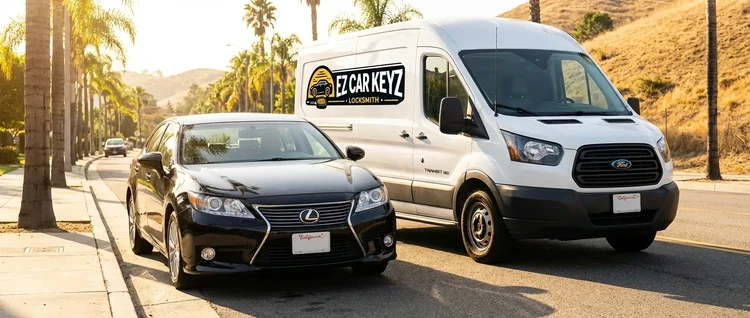 Lexus Es mobile car key service by EZ Car Keyz in San Diego County