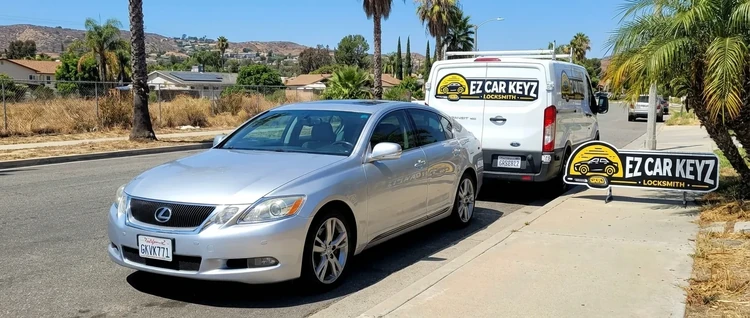 Lexus GS mobile car key service by EZ Car Keyz in San Diego County
