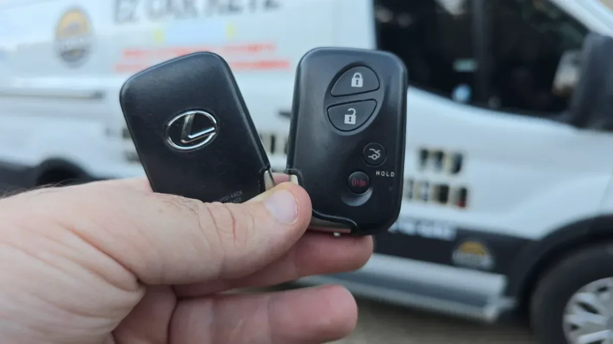 On-site 2011 Lexus GX car key programming in Oceanside CA
