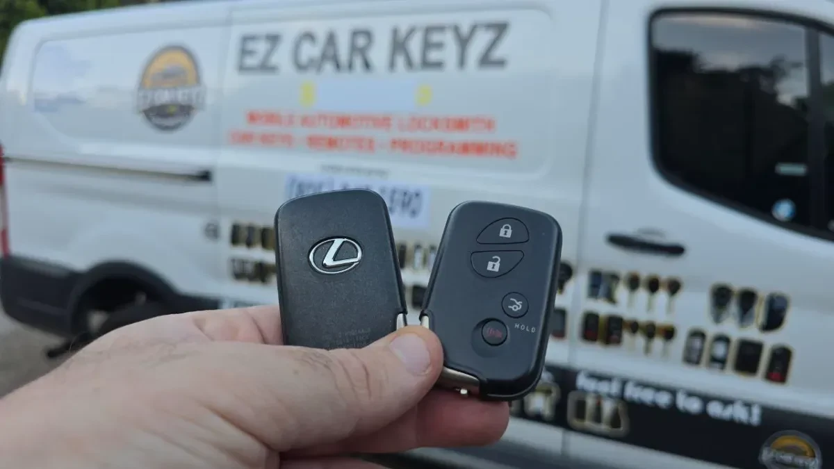 Quick turnaround 2016 Lexus GX car key by EZ Car Keyz in Imperial Beach CA