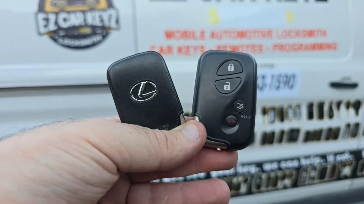Quick turnaround 2019 Lexus GX car key by EZ Car Keyz in Encinitas CA