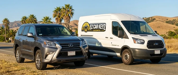 Lexus GX mobile car key service by EZ Car Keyz in San Diego County