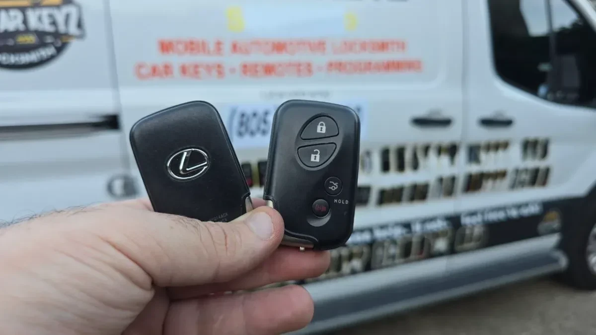 Insured mobile locksmith working on 2001 Lexus IS in Coronado CA