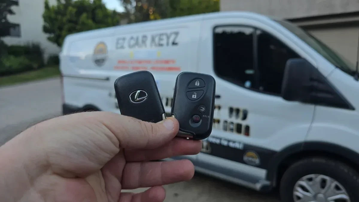2009 Lexus IS Affordable Key Replacement - EZ Car Keyz Lakeside Licensed locksmith replacing 2009 Lexus IS key in Lakeside CA