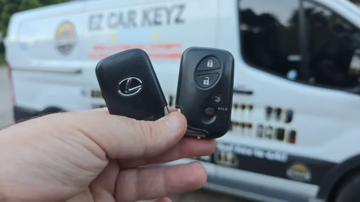 Lost 2021 Lexus IS key replacement by EZ Car Keyz in Lakeside CA
