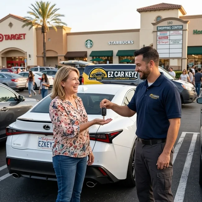 Lexus IS key replacement in San Diego County