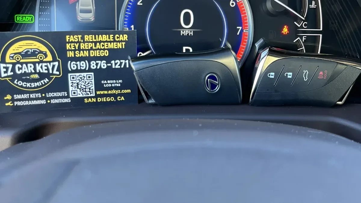Lost 2019 Lexus LX key replacement by EZ Car Keyz in Oceanside CA