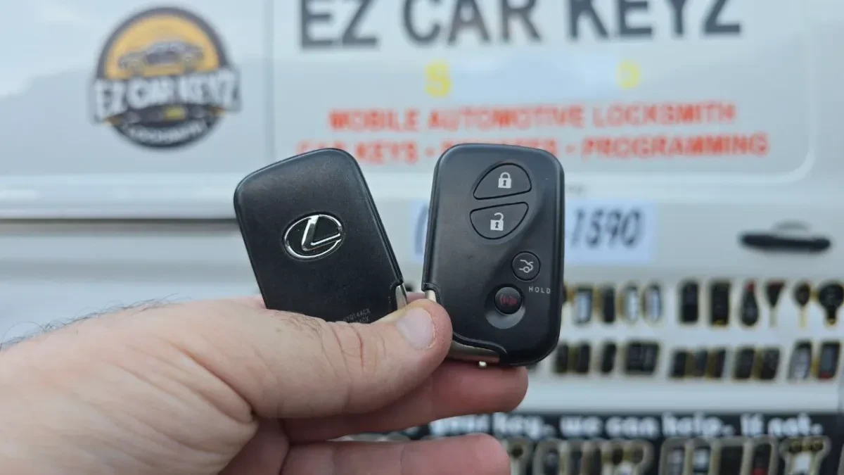 2022 Lexus LX key made with no spare by EZ Car Keyz Ramona CA