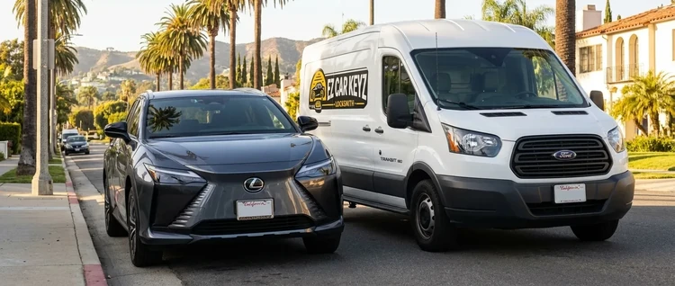 Lexus Rz mobile car key service by EZ Car Keyz in San Diego County