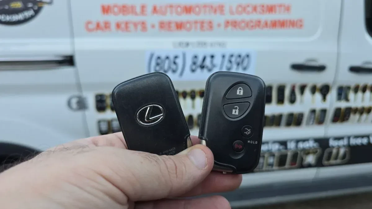 2009 Lexus SC key made with no spare by EZ Car Keyz Alpine CA