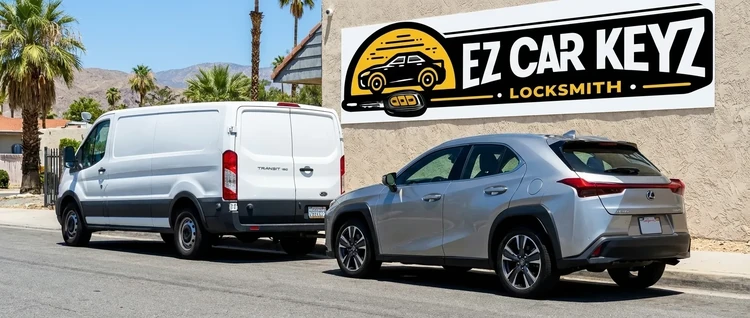 Lexus UX mobile car key service by EZ Car Keyz in San Diego County