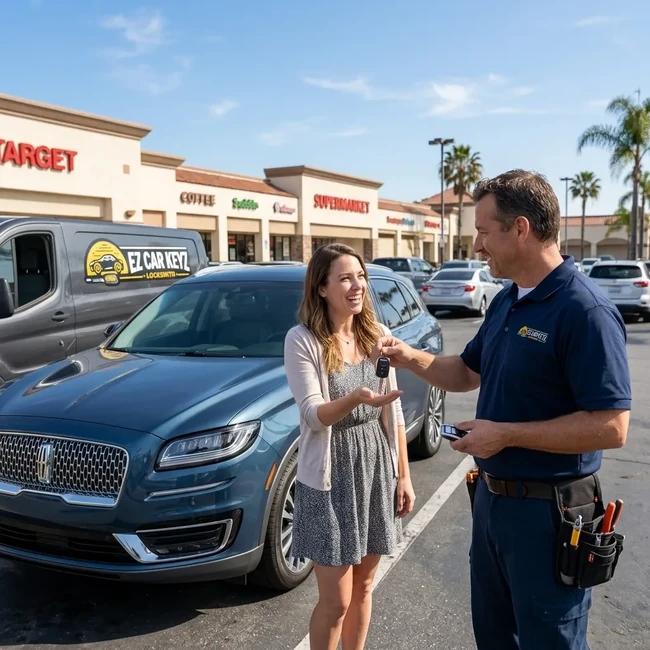 Lincoln Nautilus key replacement in San Diego County
