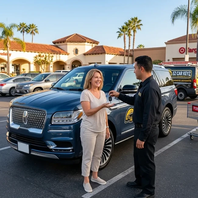 Lincoln Navigator key replacement in San Diego County