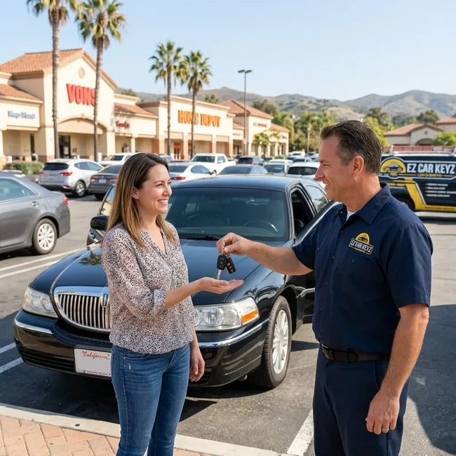 Lincoln Town Car key replacement in San Diego County
