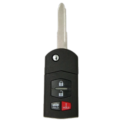 2010 Mazda 3 Remote Flip Key BGBX1T478SKE125-01