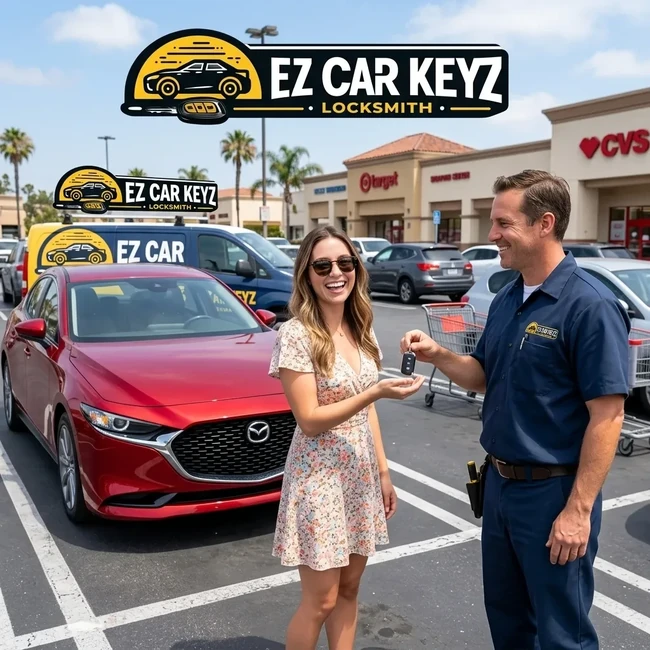 Mazda 3 key replacement in San Diego County