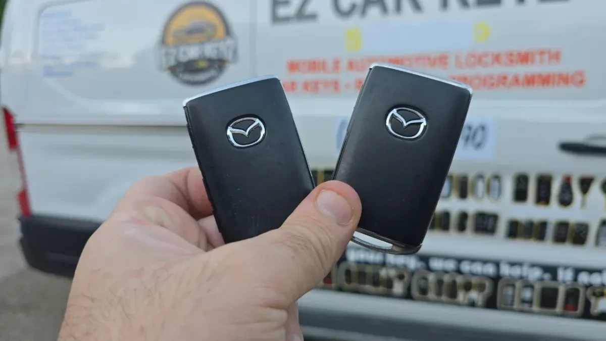 Quick turnaround 2011 Mazda 6 car key by EZ Car Keyz in Coronado CA