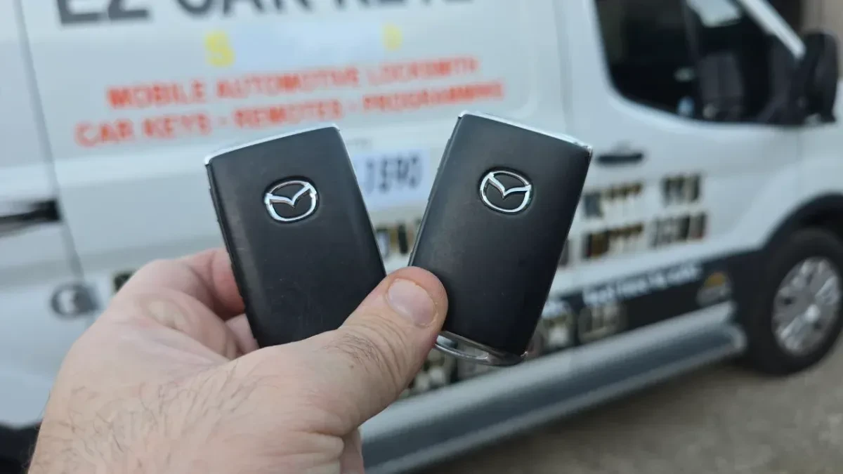 2020 Mazda CX-3 key made with no spare by EZ Car Keyz Escondido CA