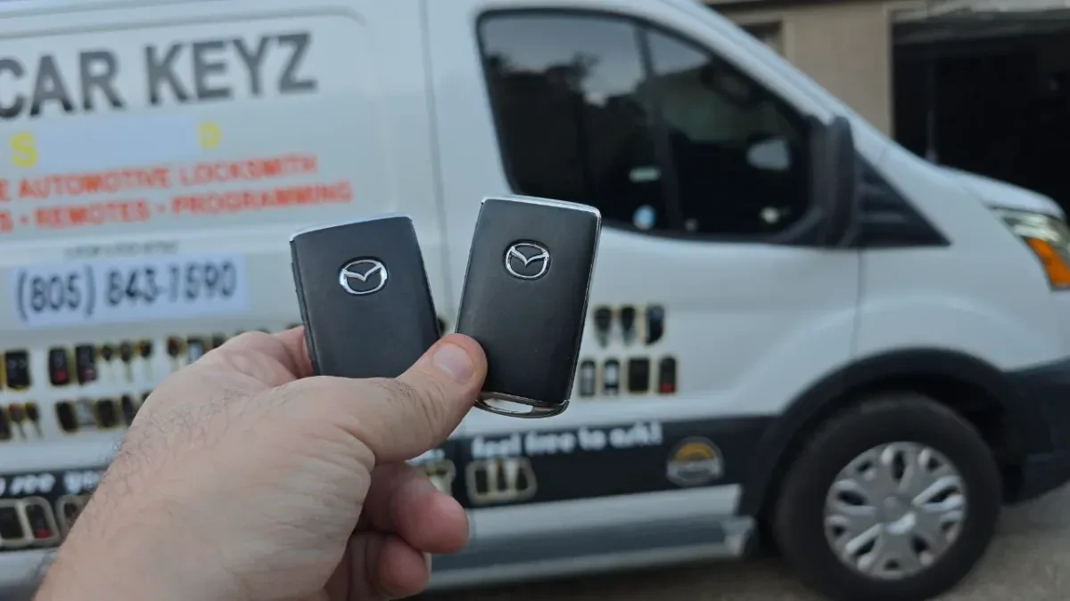 2025 Mazda CX-50 key replaced in your driveway in Alpine CA