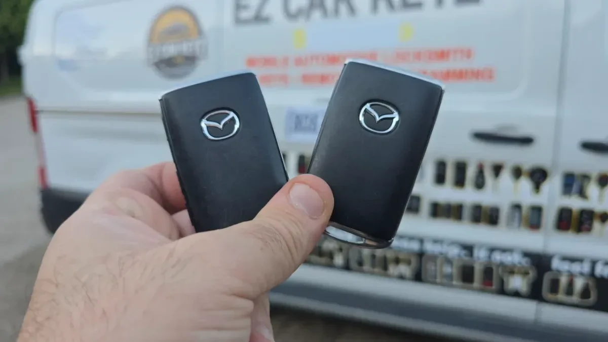 2000 Mazda MPV key made with no spare by EZ Car Keyz San Marcos CA