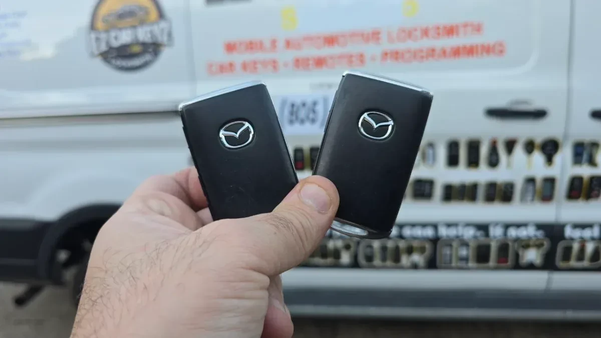 Low cost 2002 Mazda Protege car key service by EZ Car Keyz Alpine CA