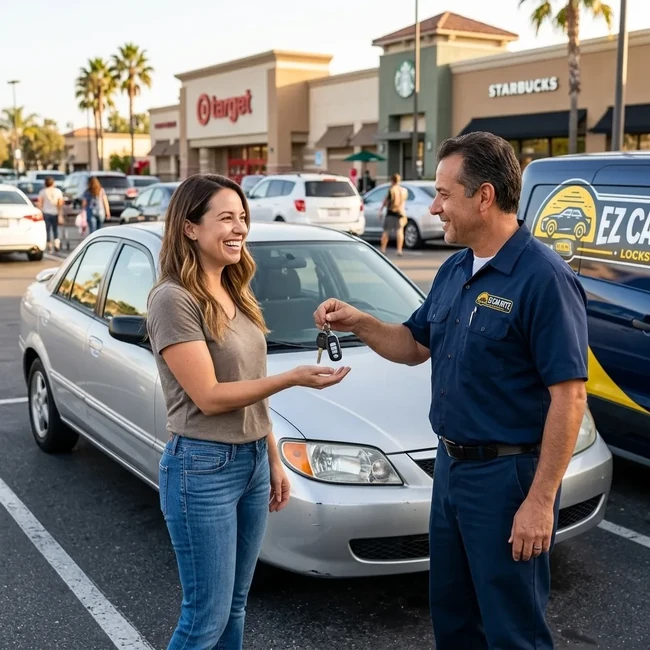 Mazda Protege key replacement in San Diego County