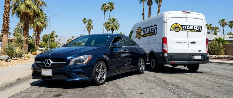 Mercedes-Benz C Class mobile car key service by EZ Car Keyz in San Diego County