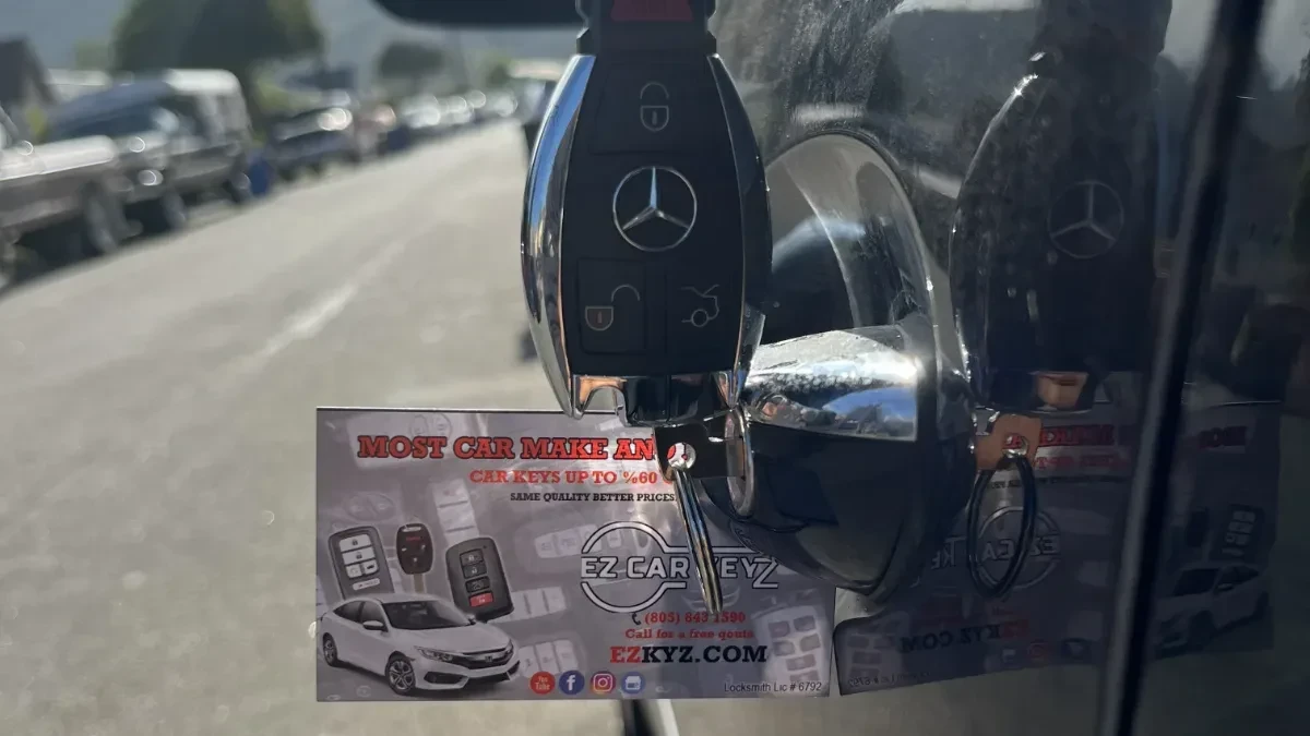 All keys lost service for 2014 Mercedes-Benz CLA by EZ Car Keyz Vista CA