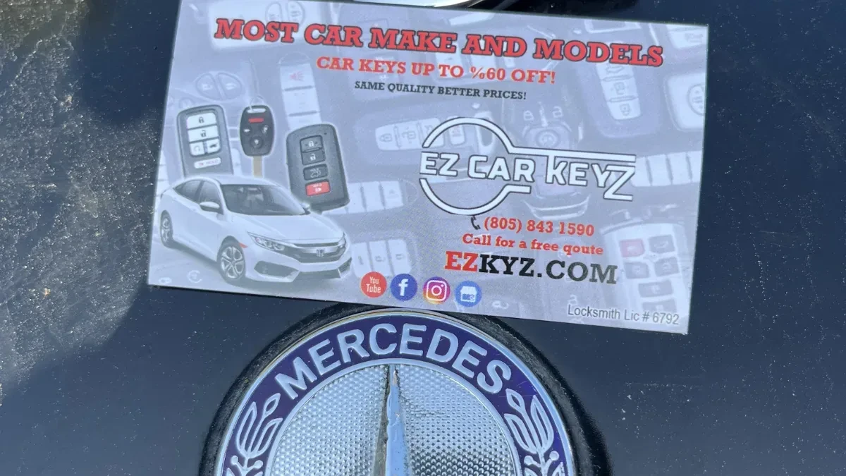 2008 Mercedes-Benz CLK Affordable Key Replacement - EZ Car Keyz Rancho Santa Fe Affordable 2008 Mercedes-Benz CLK key replacement by EZ Car Keyz in Rancho Santa Fe CA