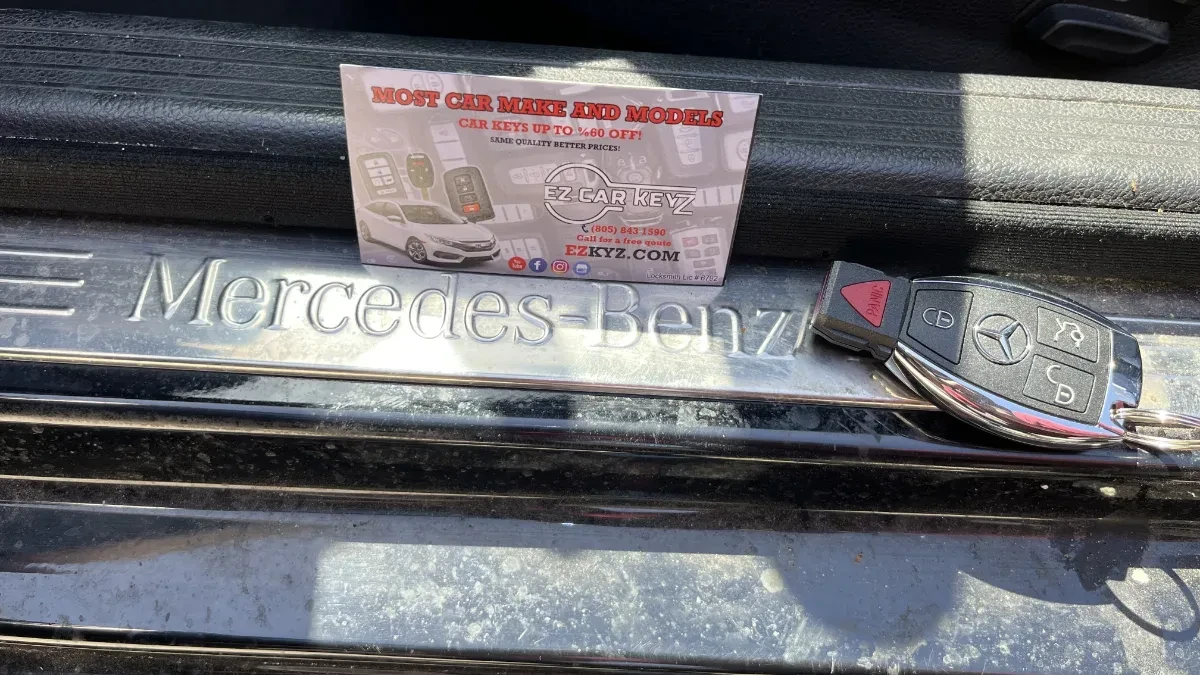 2014 Mercedes-Benz Gl-Class key made with no spare by EZ Car Keyz Lemon Grove CA