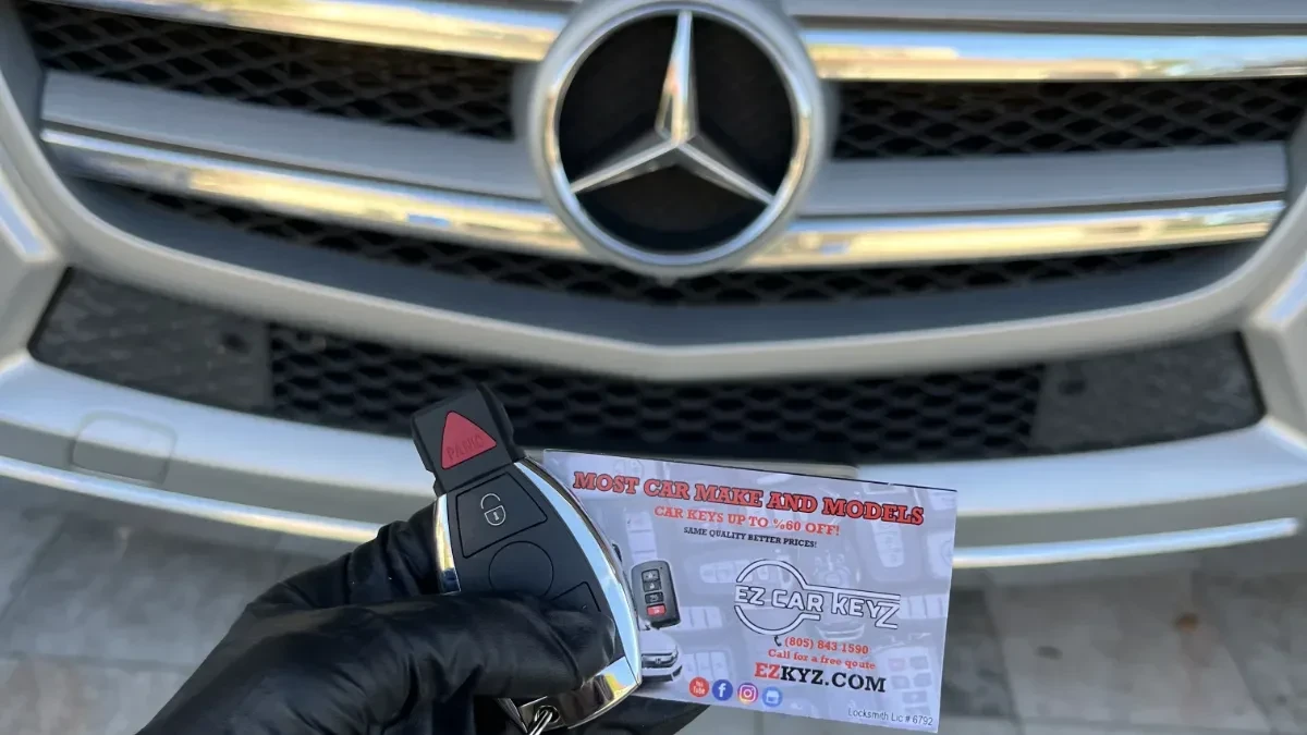 Same-day 2008 Mercedes-Benz Ml-Class key replacement in Del Mar CA