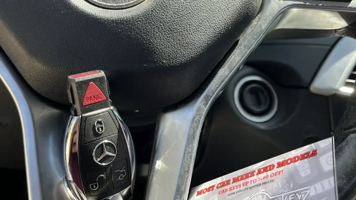 On-site 2011 Mercedes-Benz S-Class car key programming in Fallbrook CA