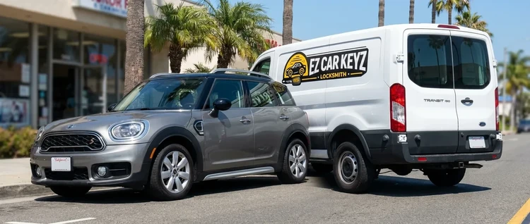 Mini Countryman mobile car key service by EZ Car Keyz in San Diego County
