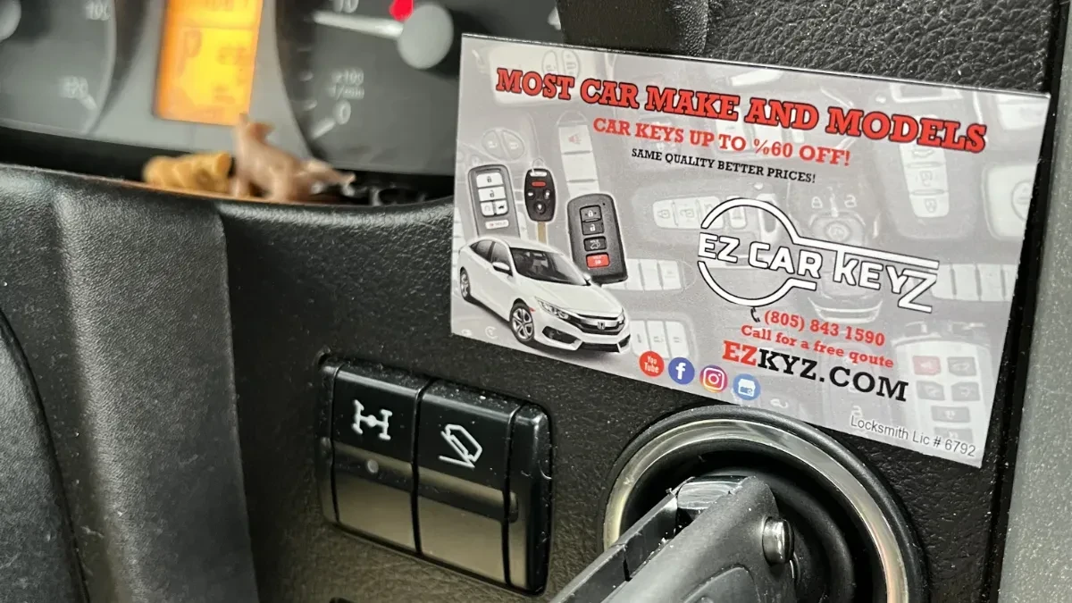Lost 2015 MINI Hardtop 2 Door key replacement by EZ Car Keyz in Lemon Grove CA