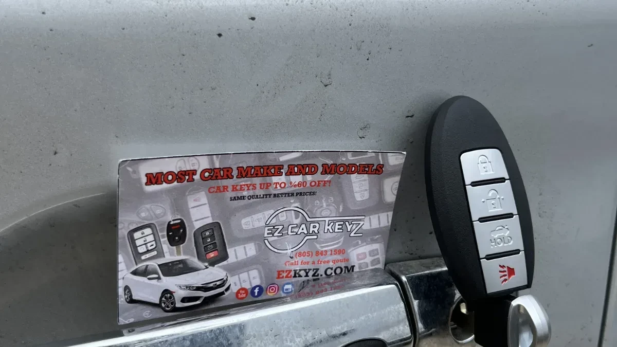 Same-day 1998 Nissan Altima key replacement in Solana Beach CA