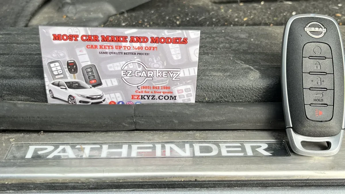 Licensed locksmith replacing 2019 Nissan Altima key in San Marcos CA