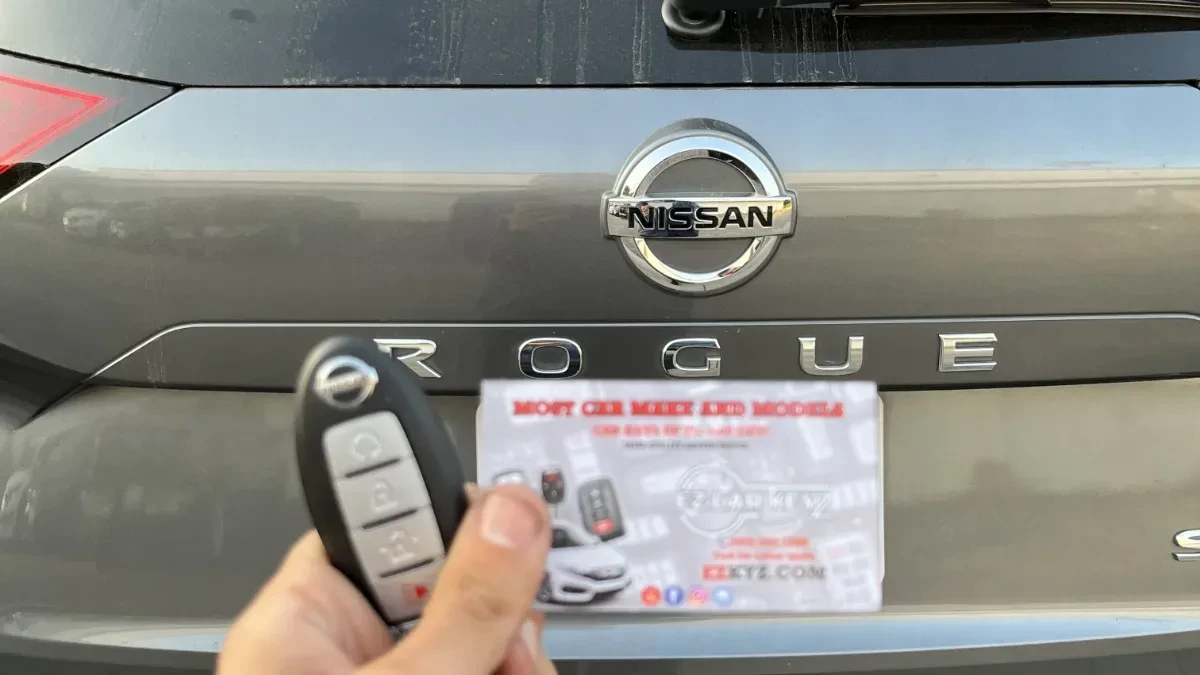 Insured mobile locksmith working on 2004 Nissan Armada in Encinitas CA