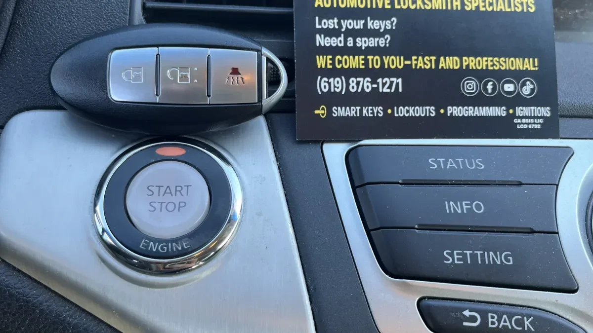 Quick turnaround 2019 Nissan Frontier car key by EZ Car Keyz in Imperial Beach CA