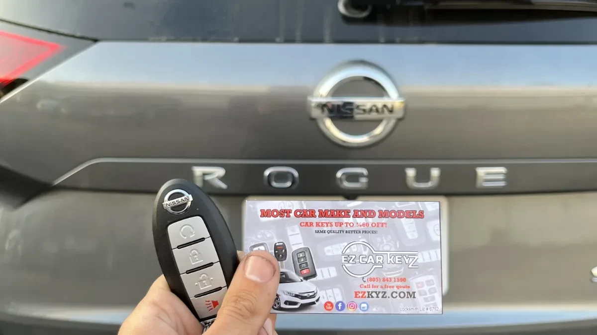 2023 Nissan Leaf key made with no spare by EZ Car Keyz Escondido CA