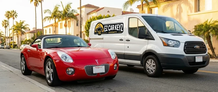Pontiac Grand Prix mobile car key service by EZ Car Keyz in San Diego County