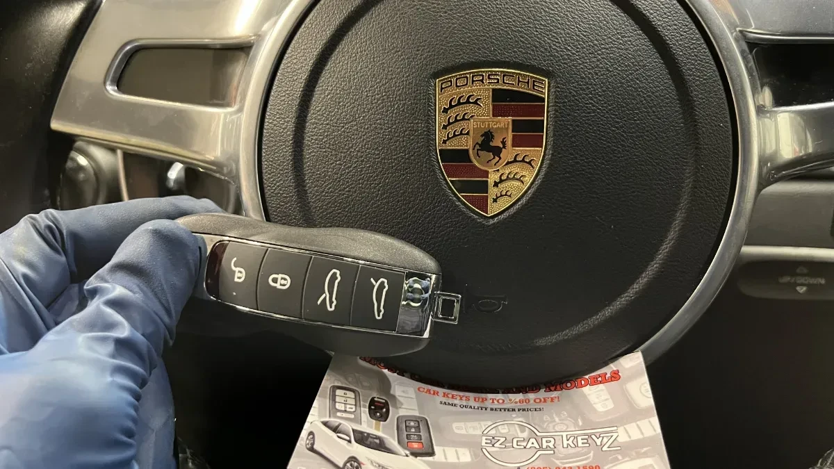 All keys lost service for 2006 Porsche Boxster by EZ Car Keyz Ramona CA