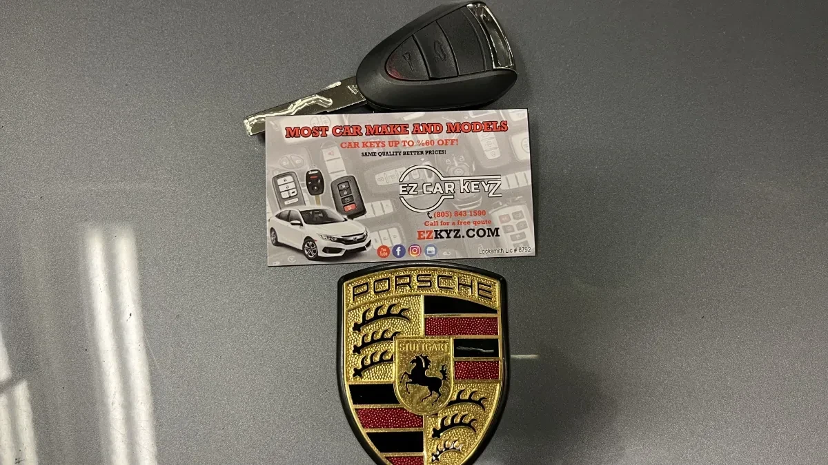 2010 Porsche Boxster key made with no spare by EZ Car Keyz Otay Mesa CA
