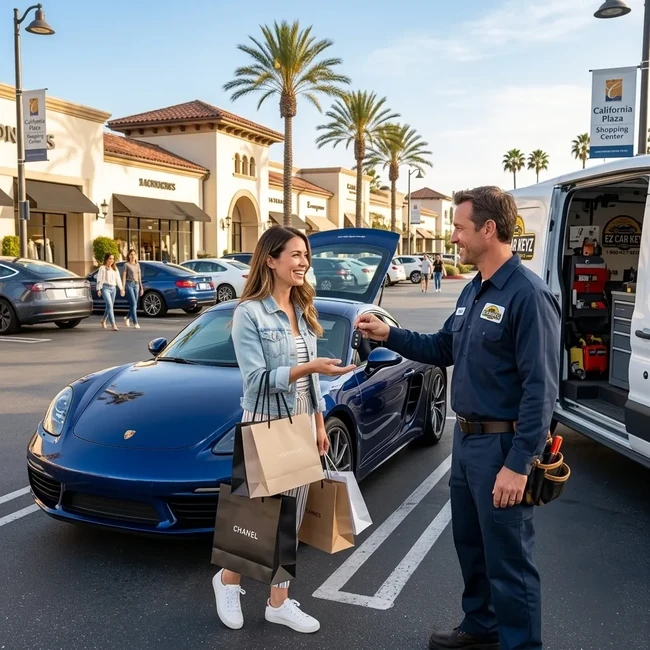 Porsche Cayman key replacement in San Diego County