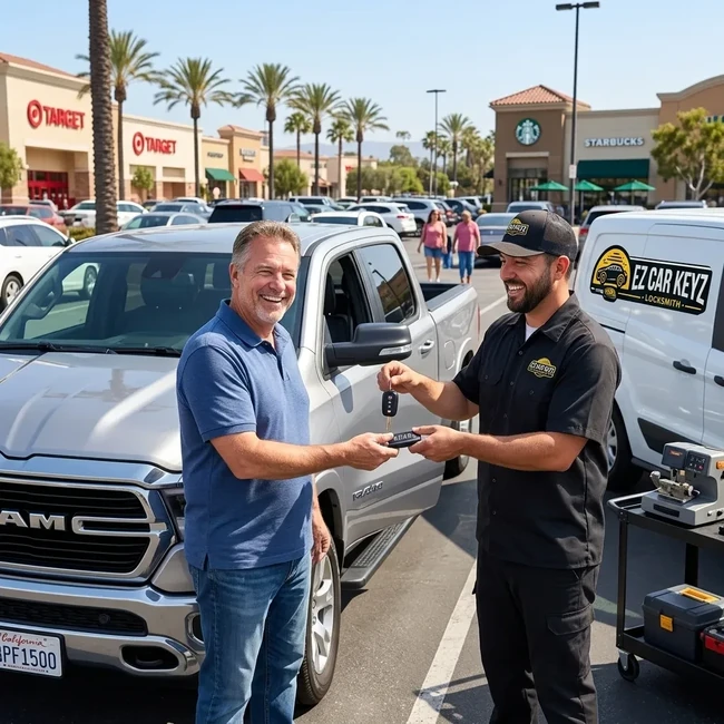 Ram 1500 key replacement in San Diego County
